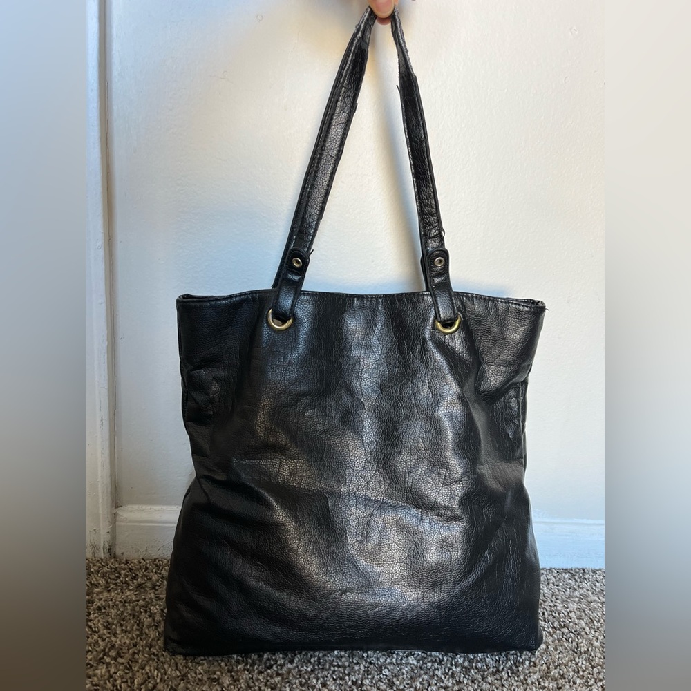 Y2K Baby Phat Purse Black Gold Plated Faux Leather Snakeskin Grunge Shoulder Bag - Picture 3 of 8